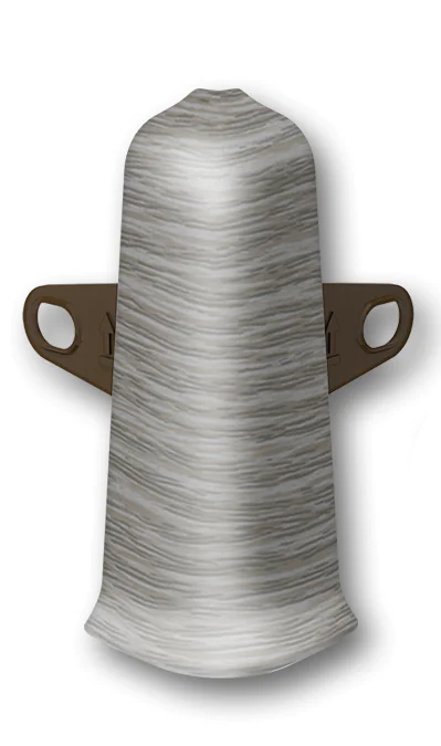 Угол наружный для плинтуса Идеал Деконика 70 мм (210, дуб пепельный)