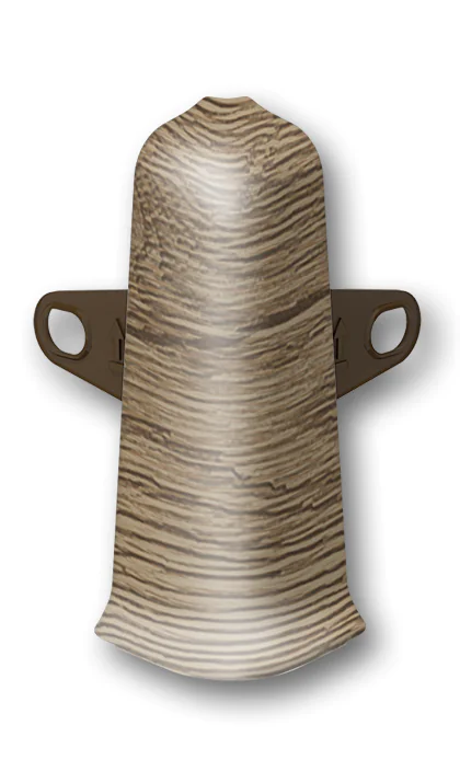 Угол наружный для плинтуса Идеал Деконика 70 мм (211, дуб рустик)