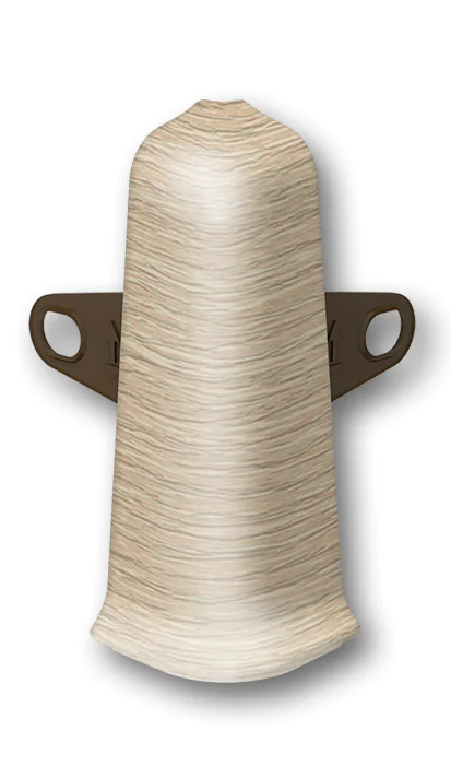 Угол наружный для плинтуса Идеал Деконика 70 мм (213, дуб северный)