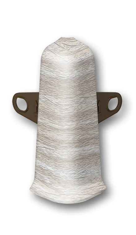 Угол наружный для плинтуса Идеал Деконика 70 мм (294, орех антик)