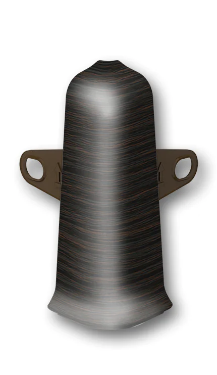 Угол наружный для плинтуса Идеал Деконика 70 мм (303, венге темный)