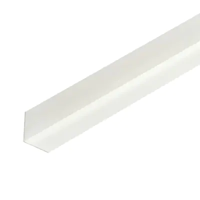 Уголок ПВХ Идеал 40х40 мм (белый) 2,7 м