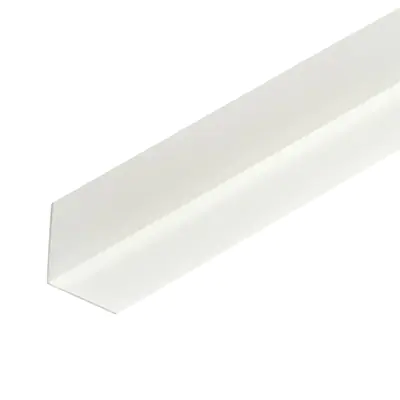 Уголок ПВХ Идеал 50х50 мм (белый) 2,7 м