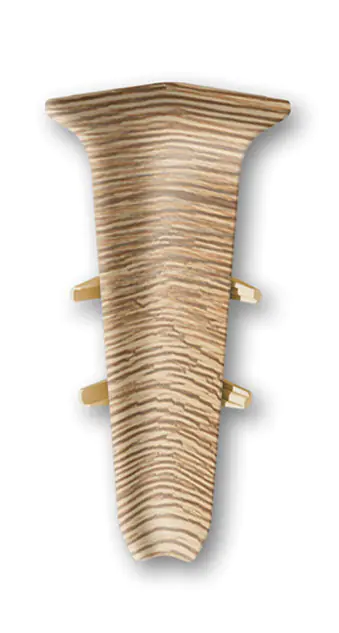 Угол внутренний для плинтуса Идеал Деконика 70 мм (221, дуб янтарный)