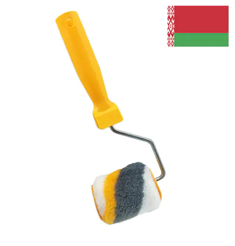 Валик с ручкой малярный ВН-80 "New" (3-х цветный) арт. 2.132