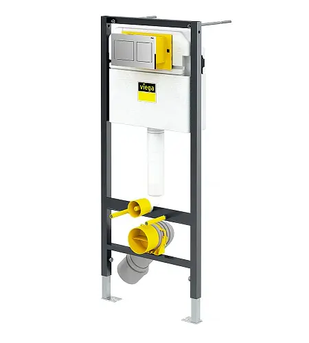 Инсталляция для унитаза Viega Prevista Dry, прямоугольные кнопки (792596)