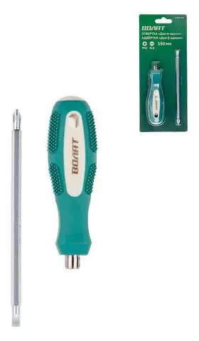 Отвертка 2-в-1 Волат PH2/SL5 150 мм