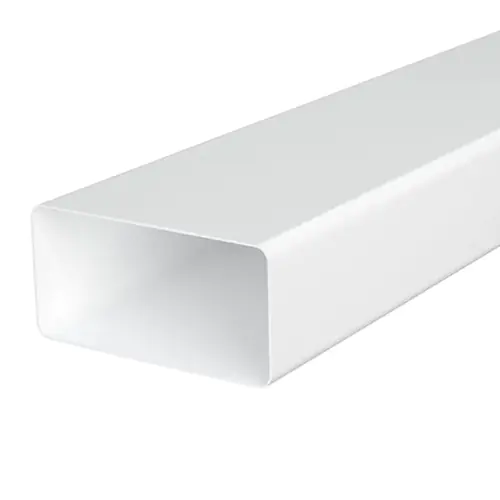 Воздуховод прямоугольный 110х55 мм ПВХ (2 м) ERA 511ВП2