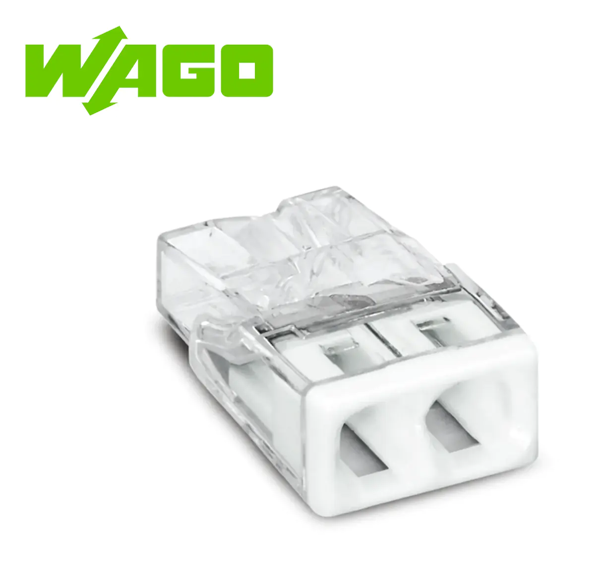 Клемма строительно-монтажная 2 отверстия Wago 2273-202