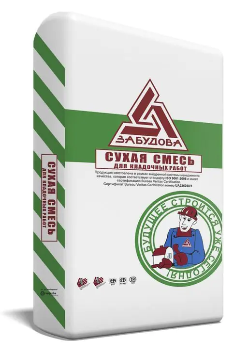 Смесь для кладки кирпича Забудова РСС 107, 25 кг