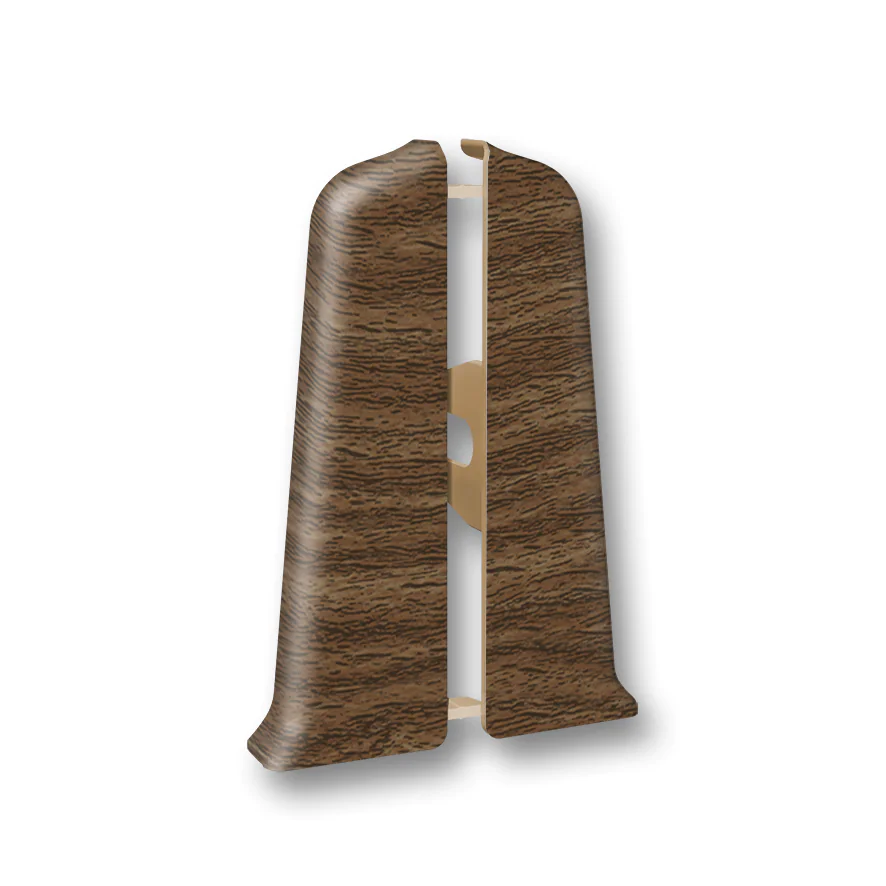 Заглушка для плинтуса Идеал Деконика 70 мм (291, орех)