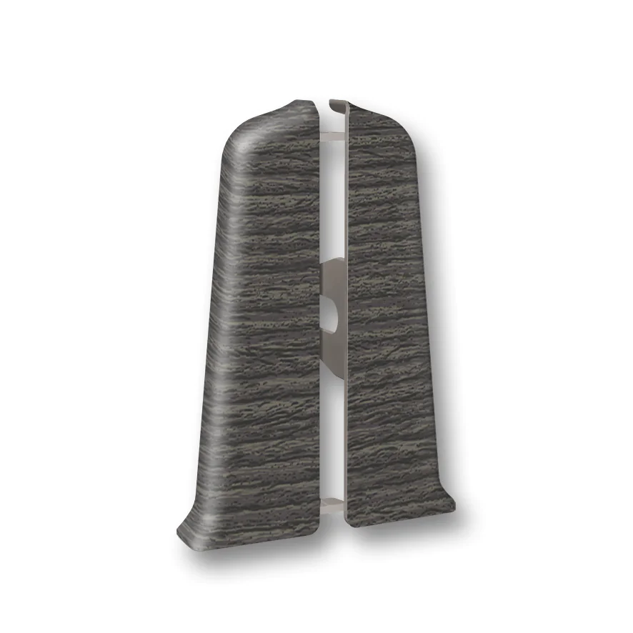 Заглушка для плинтуса Идеал Деконика 70 мм (352, каштан серый)