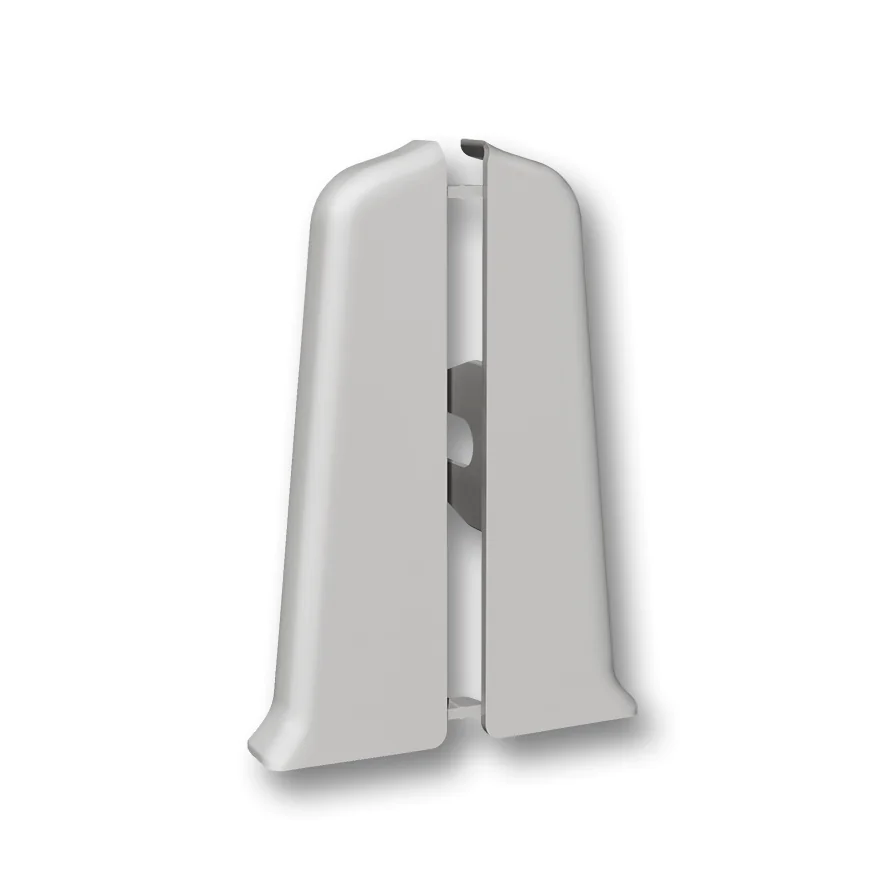 Заглушка для плинтуса Идеал Деконика 70 мм (002, светло-серый)