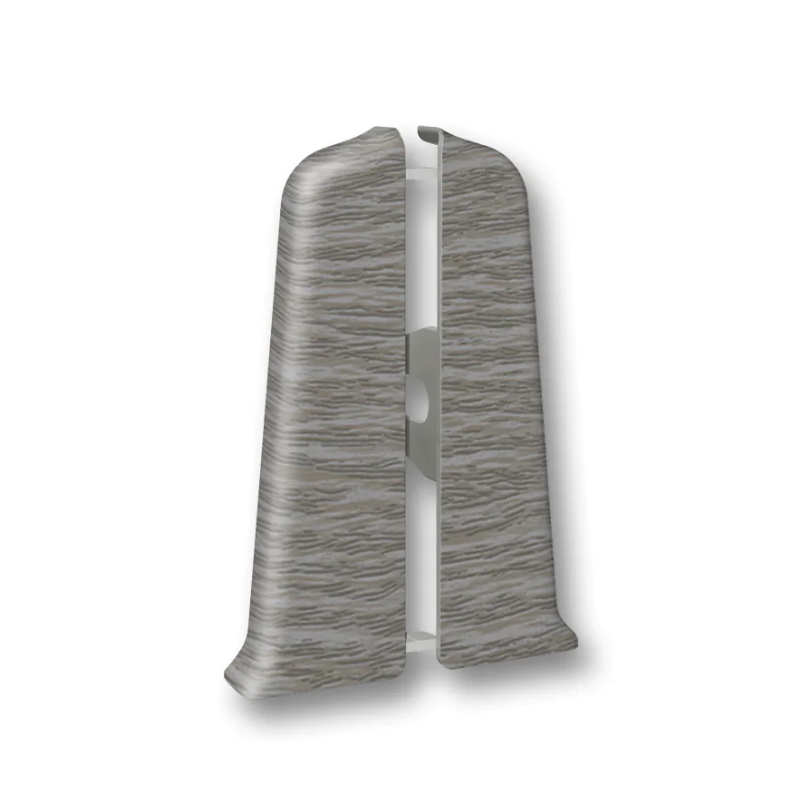 Заглушка для плинтуса Идеал Деконика 70 мм (210, дуб пепельный)