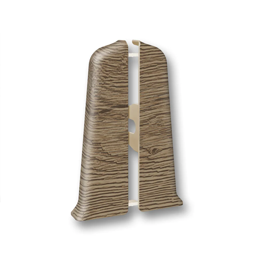 Заглушка для плинтуса Идеал Деконика 70 мм (211, дуб рустик)