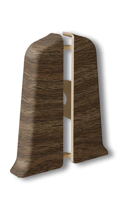 Заглушка для плинтуса Идеал Деконика 55 мм (291, орех)