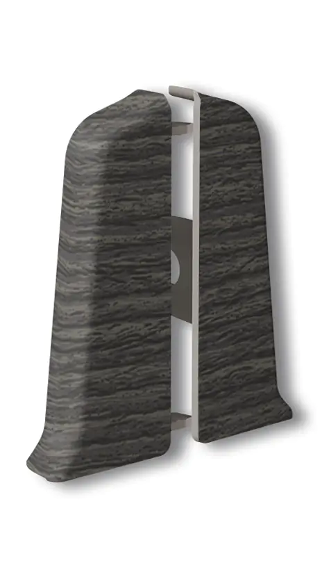 Заглушка для плинтуса Идеал Деконика 55 мм (352, каштан серый)