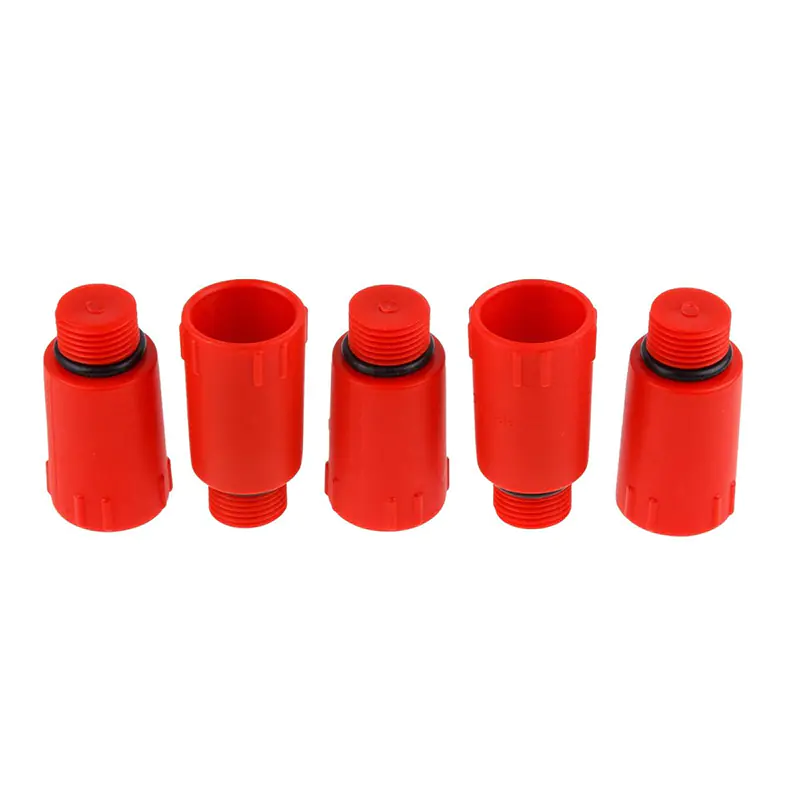 Заглушка ПП 1/2" НР красная AV Engineering (5 шт)