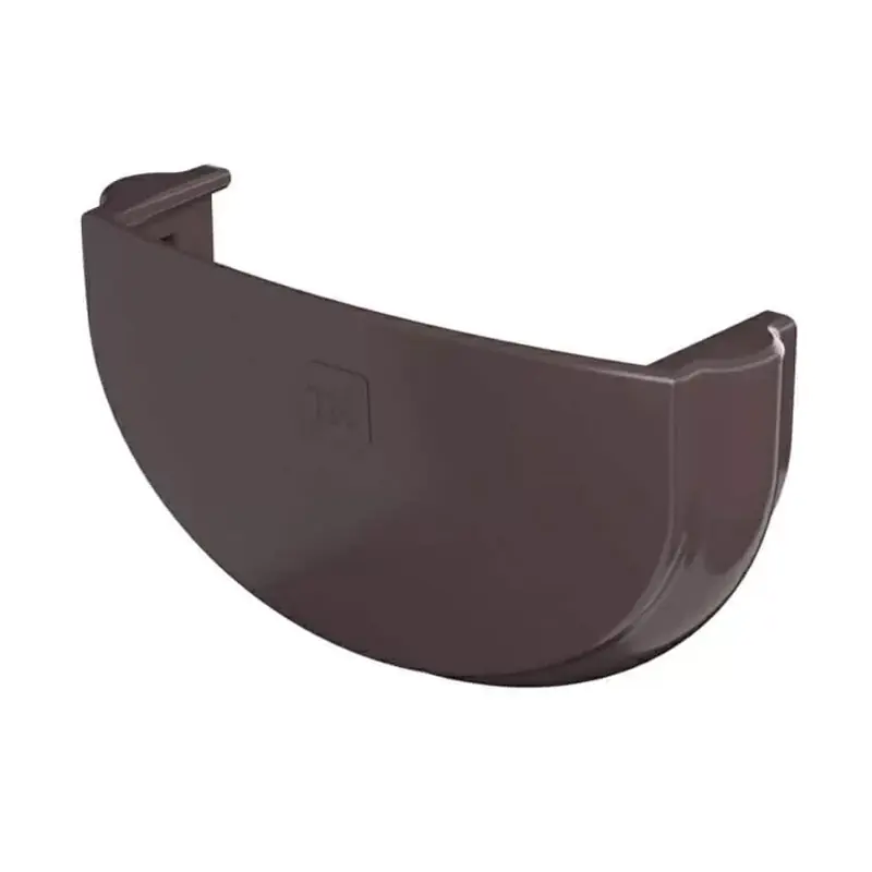 Заглушка желоба Технониколь Оптима RAL 8019 (темно-коричневый)