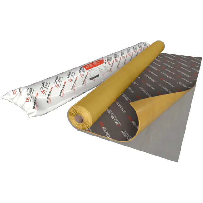 Мембрана звукоизоляционная Звукоизол ВЭМ 2 мм (СМК) рулон 3 м²