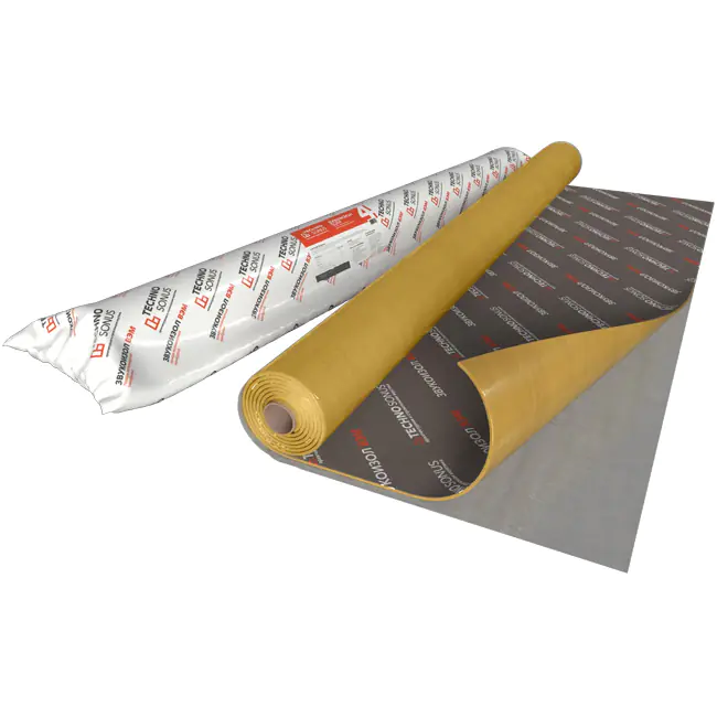 Мембрана звукоизоляционная Звукоизол ВЭМ 4 мм (СМК) рулон 3 м²